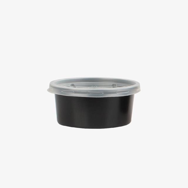 일회용 국 포장용기 250ml 뚜껑 포함 100개 세트