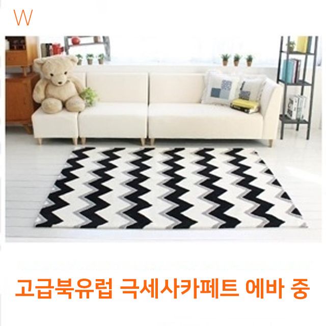 고급북유럽 극세사카페트 에바 중