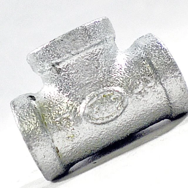 수도배관연결부속 파이프연결 철백 나사티 KS 20A