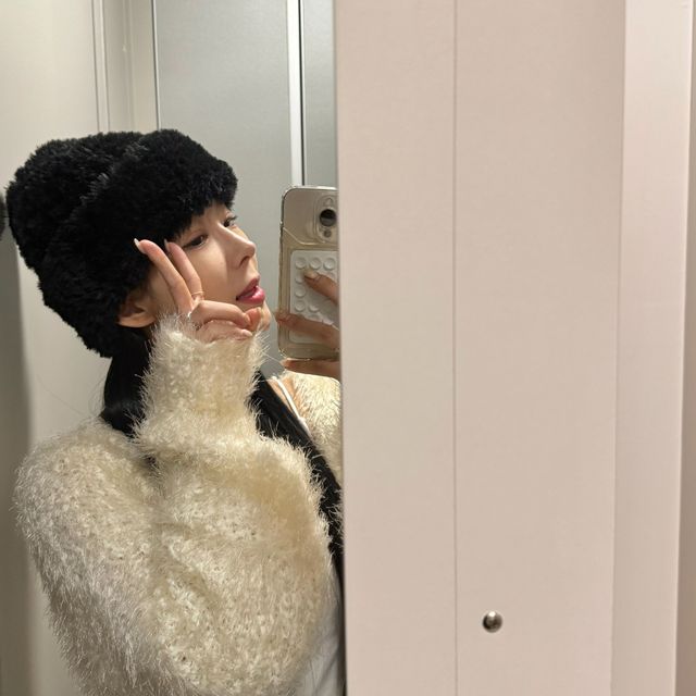 여행 비니 샤프카모자 블랙