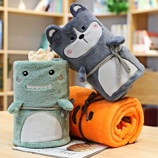 극세사 무릎담요 당근 선물 보관
