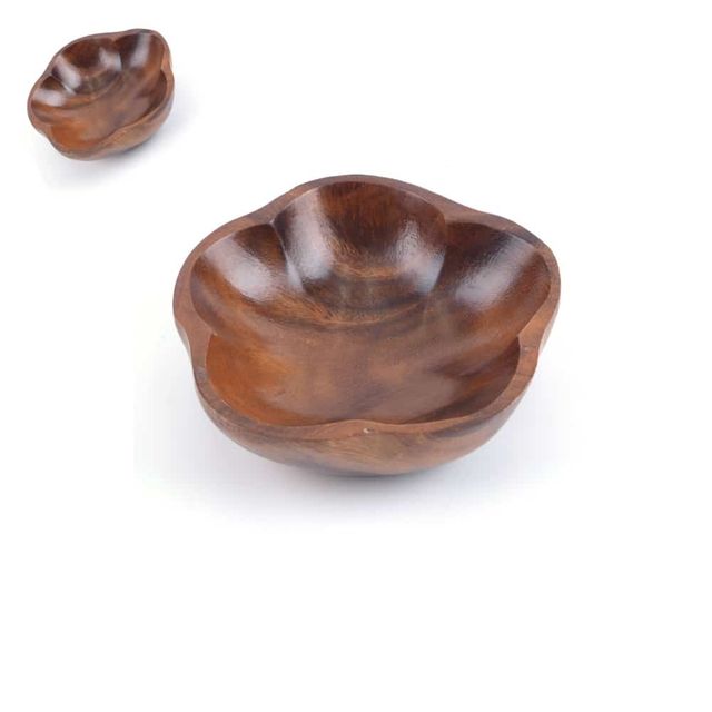 아카시아 토마토볼 원목 접시 업소용접시 식당접시 업소용품 원목볼