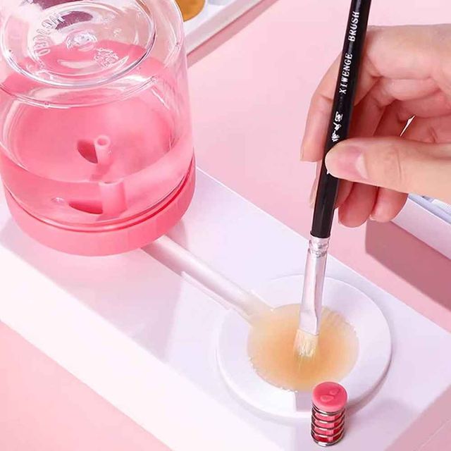 붓 세척 물통 일반형 미술물통 붓물통