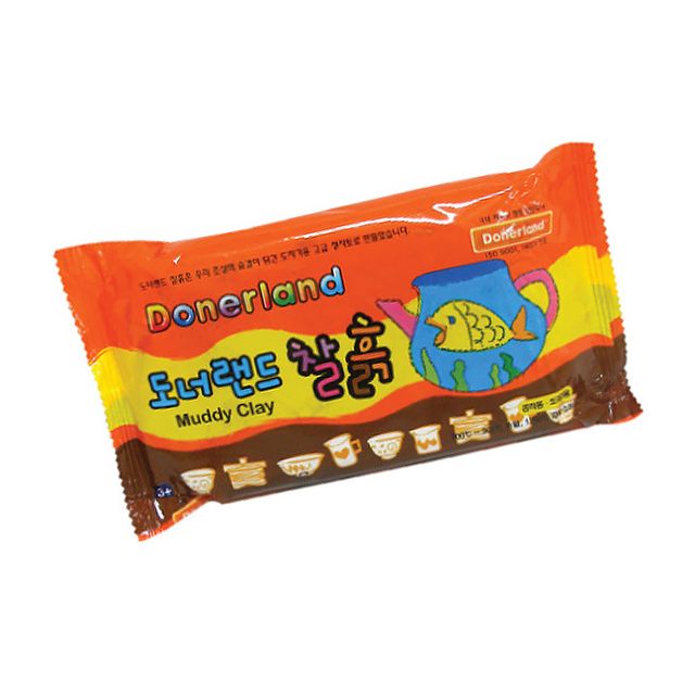 도너랜드 미술용 찰흙 500g 1P 도자기 미술 만들기
