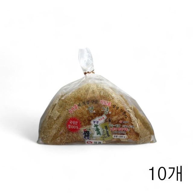 WL 성경식품 지도표 성경 누룽지 250g X 10개 건강간식 구수한누릉지 식사대용 누룽지간식