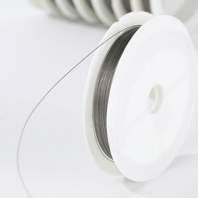 WL 목걸이 팔찌 악세사리 만들기 부자재 비즈 와이어줄 0.38mm