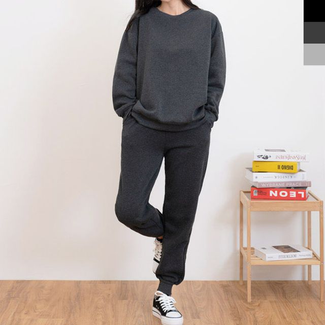 JJM-SS235 여자기모면맨투맨죠거트레이닝세트