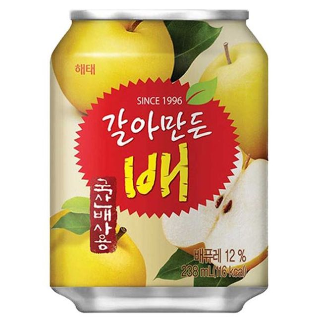 해태음료 갈아만든배 238ml x 24캔 GWM