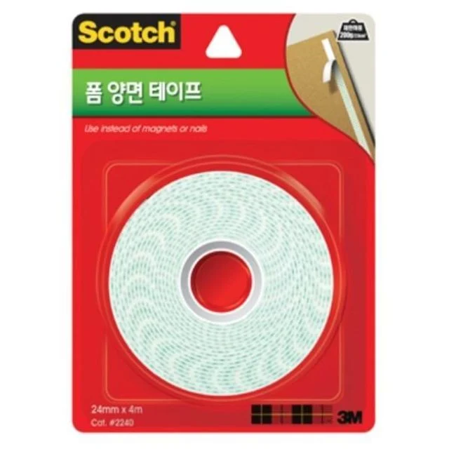 3M 스카치 폼 양면테이프 2140 - 강력 접착 12mm x 4m