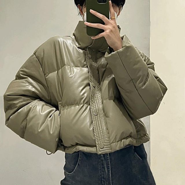 박스핏 파카 패딩 보온 다운 점퍼 겨울 다운패딩