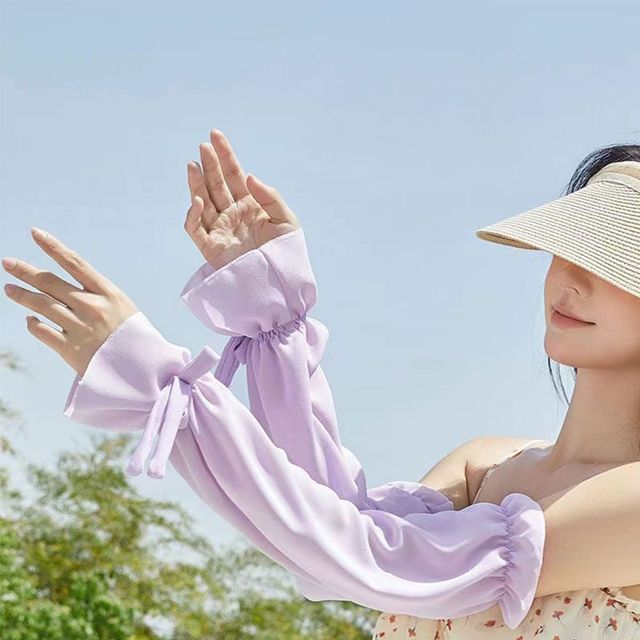팔토시 리본 자외선차단 쿨 팔토시
