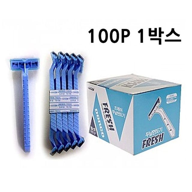 도루코 두날 일회용면도기 100P 박스 도루코면도기