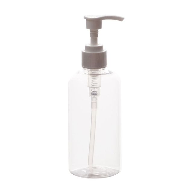 투명 플라스틱 펌프 디스펜서 250ml