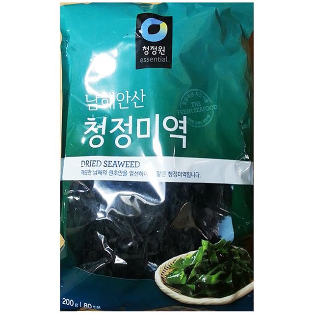 미역 건 청정원 200g 국산 마른 미역 가정 업소용