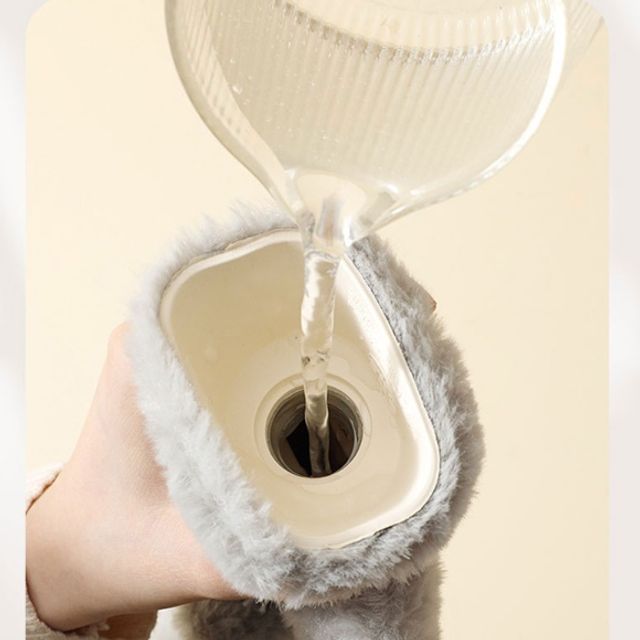 보온용품 롱 물주머니 따뜻한 벨벳커버 다용도보온팩