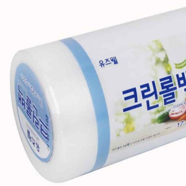 롤백 17x25 500매 위생비닐 투명봉투 주방비닐백 비닐팩