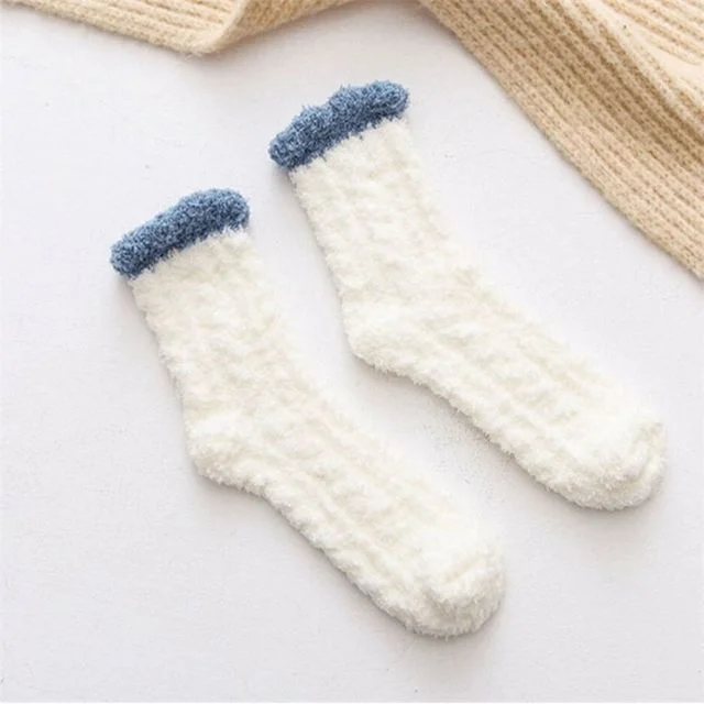 수면양말 화이트 두꺼운수면양말 수면양말덧신 산모양말