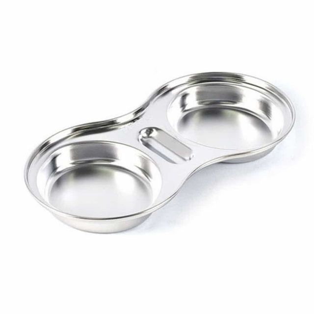 땅콩모양 스텐 간식 접시 식당반찬그릇 반찬접시