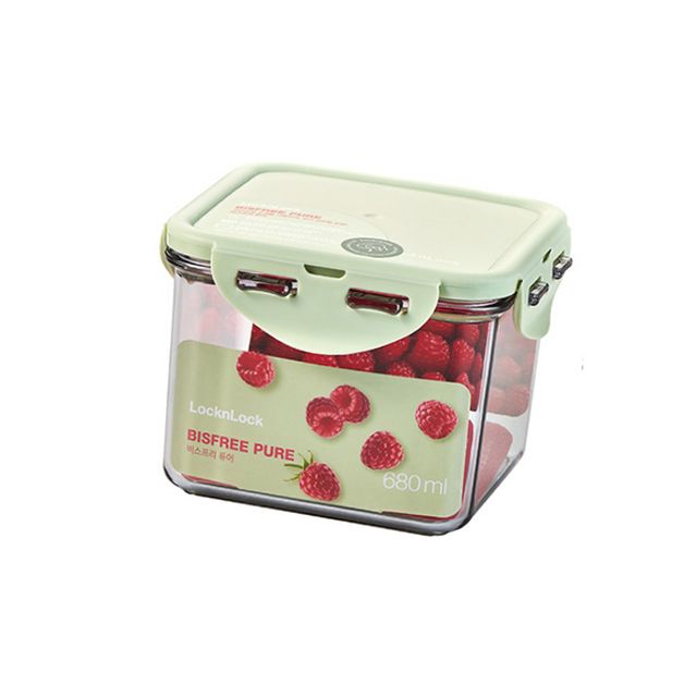 락앤락 비스프리 정사각 밀폐용기 680ml 1P 냉장고 반찬통 보관용기