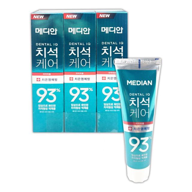 메디안 치석 잇몸 치약 120g X 3개입
