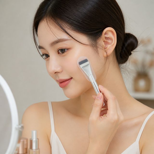 파운데이션 메이크업 브러시 화장품 도구 붓 얼굴용 화장