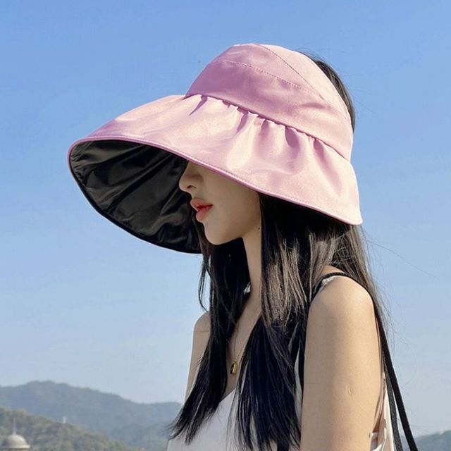 이중 셔링 여자 벙거지(핑크) G
