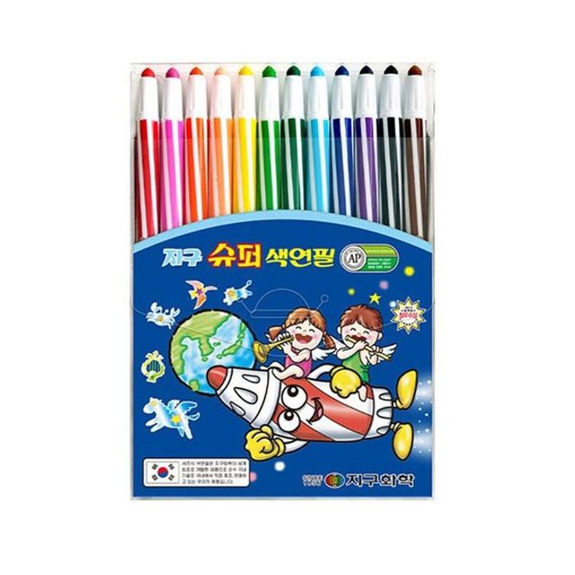 색칠 공부 도구 미술 색연필 슈퍼 12색 놀이