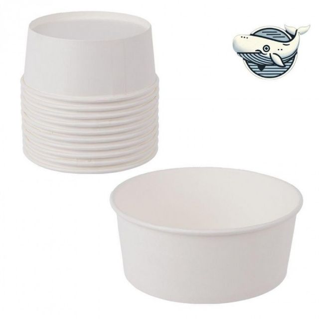 일회용 종이 용기 380ml 포장 식기