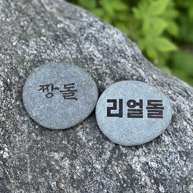 쓸데없는 반려돌 애완돌 웃긴 선물/짱돌 쓸모없는 돌