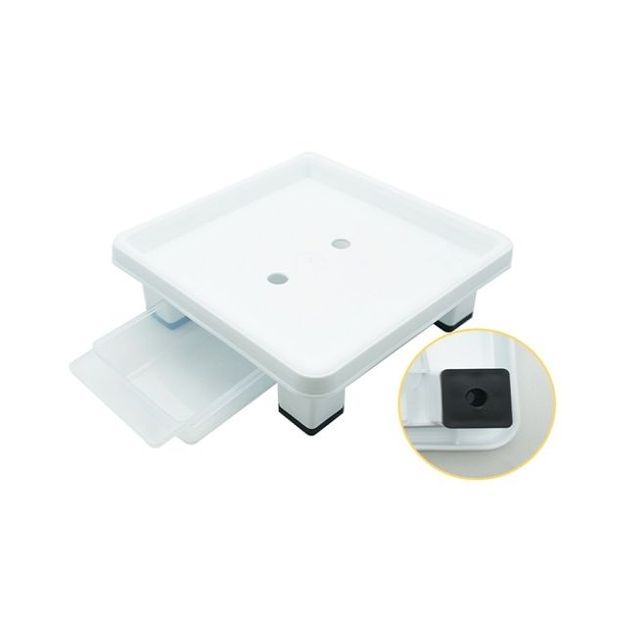 서랍식 정사각물받이 1호 (약6.4x19.5cm) 화분받침