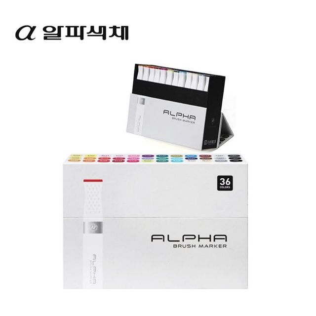 색연필 세트 36색 부드러운 발색 표현