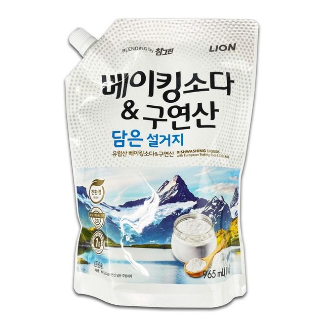 베이킹소다 구연산 주방세제 대용량 리필 965ml