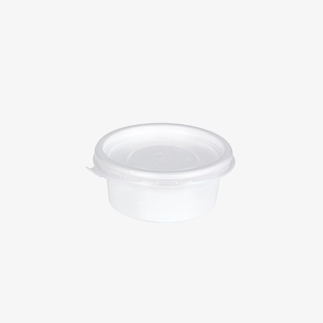 일회용 소스컵 70ml 포장용기 뚜껑포함 3000개 세트 - 식품 포장용