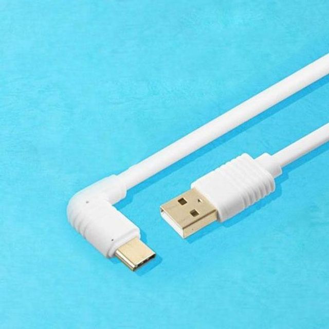 C타입 변환 케이블 USB 2.0 연장 케이블 꺾임형 1M