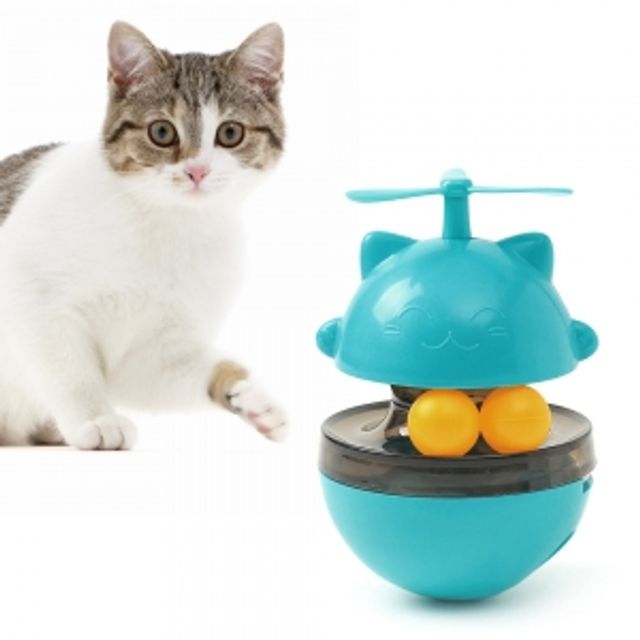 프로펠러 오뚝이 간식볼 노즈워크 고양이장난감