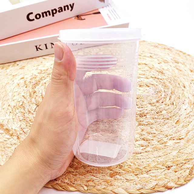 밀폐 반투명 플라스틱용기 540ml 냉장 보관통