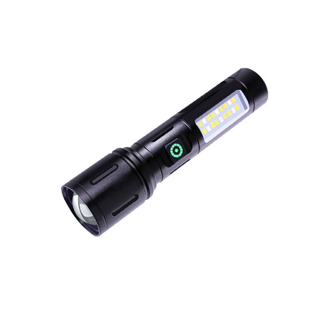 White LASER LED COB 충전 줌 서치 랜턴 WL603