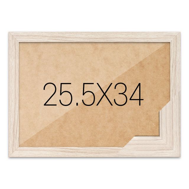 퍼즐액자 25.5x34 고급형 우드 라떼