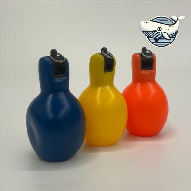 다양한 색상 무전원 PVC 손호루라기 아동용