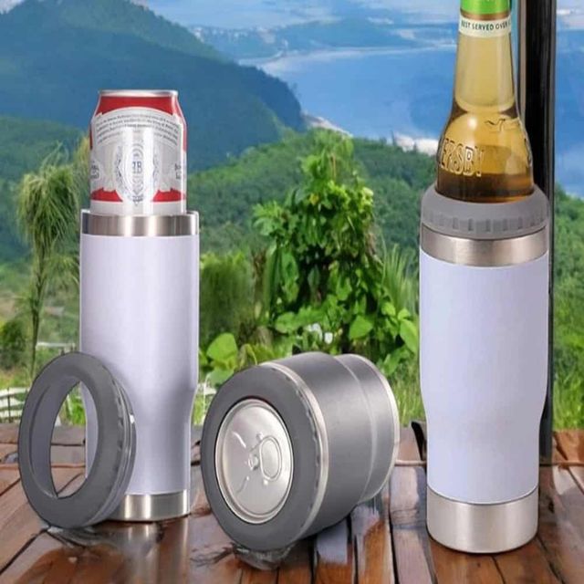 맥주병 캔쿨러 420ml (스카이) 소주병쿨러 맥주홀더