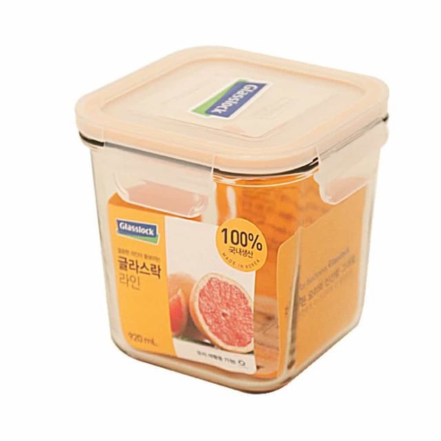 글라스락 정사각 920ml 냉장고수납용기 야채보관용기