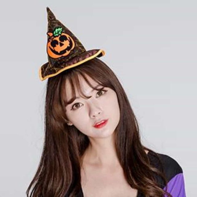호박꼬깔머리띠 놀이동산머리띠 파티용머리띠