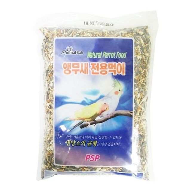 조류사료 PSP 앵무새 전용사료 1팩 700g
