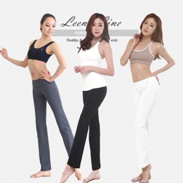 LP01 7부 요가팬츠 - 편안한 트레이닝복 팬츠