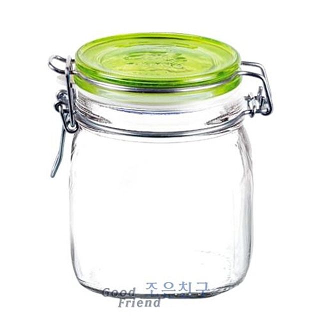 보르미올리 밀폐용기 750ml 유리밀폐용기 반찬통 - 주방 식품 보관