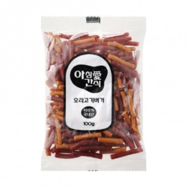 아침애 오리고기 버거 100g - 강아지 건강 간식