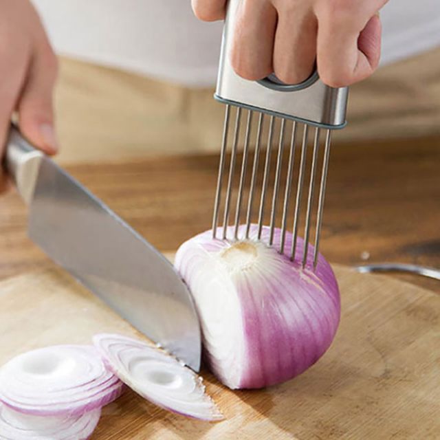 요리킹 야채 슬라이스 홀더 핑거가드 칼질도우미