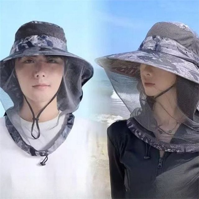 벌망 챙 모자 방충 낚시 모자 여름벌망 정글벌망 벌초용 캠핑용 해충 차단 여성벌망 등산벌망 활동벌망