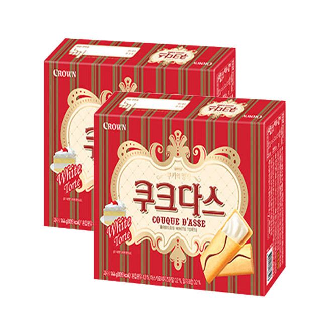 쿠크다스 화이트 토르테 288g 2개 간식 모음 안주