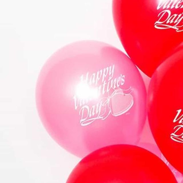 네오30cm인쇄풍선100입발렌타인핑크 행사풍선 풍선데코